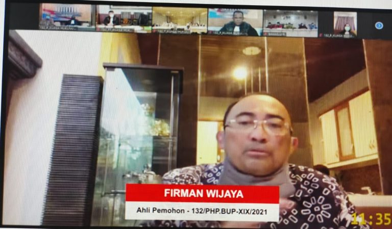 Saksi Ahli Firman Wijaya: Cabup Boven Digoel Gugur Penuhi Masa Jedah 5 Tahun