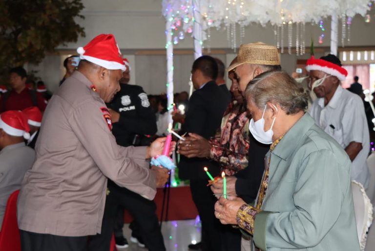Kapolda Papua Hadiri Perayaan Natal Bersama Dan Doa Syukur Masuki Tahun 2023 Di Wamena Papua Pegunungan
