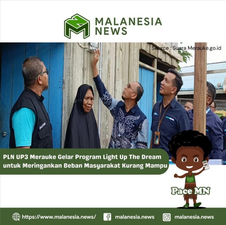 PLN UP3 Merauke Gelar Program Light Up The Dream untuk Meringankan Beban Masyarakat Kurang Mampu