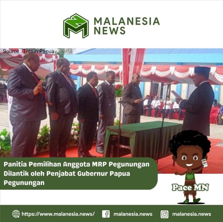 Panitia Pemilihan Anggota MRP Pegunungan Dilantik oleh Penjabat Gubernur Papua Pegunungan