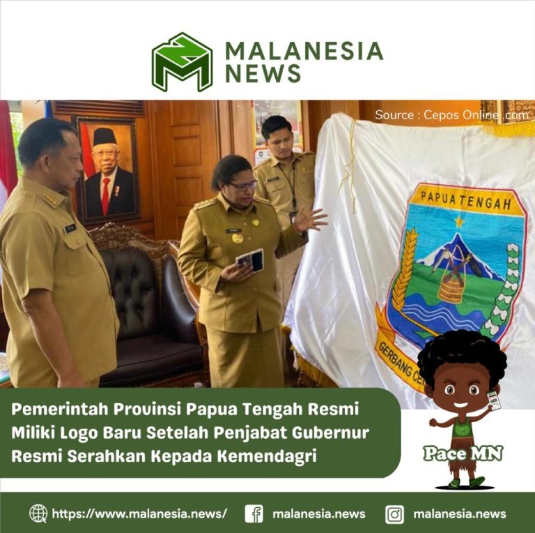Pemerintah Provinsi Papua Tengah Resmi Miliki Logo Baru Setelah Penjabat Gubernur Resmi Serahkan Kepada Kemendagri