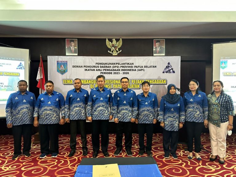 Dilantiknya Dewan Pengurus Daerah IAPI Provinsi Papua Selatan Tingkatkan Profesionalisme Pengadaan Barang dan Jasa Pemerintahan