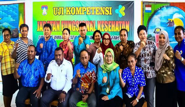 PJ Sekda Kabupaten Waropen Buka Acara Uji Kompetensi Jabatan Fungsional Kesehatan