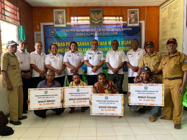 Pemkab Yapen Suntik Modal 4 BUMKamp untuk Dongkrak Produksi Kopi