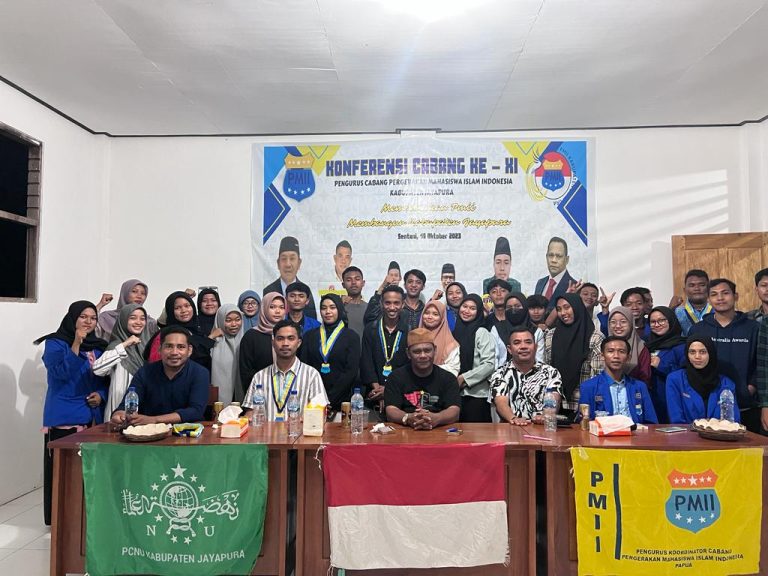 Dihadiri Mabinas dan Mabincab , PMII Kabupaten Jayapura Gelar Konferensi ke-XI
