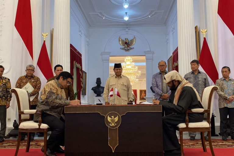 Indonesia Dan Qatar Tanda Tangani Kerjasama Pembangunan 1 Juta Rumah MBR