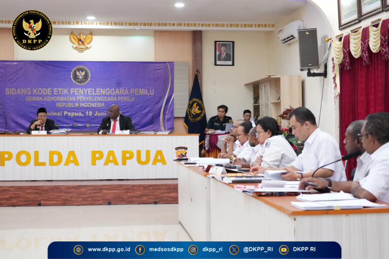 DKPP Gelar Sidang Dugaan Pelanggaran Kode Etik Bawaslu di Jayapura