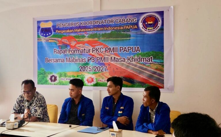 Anggota Mabinas PB PMII hadiri Pengumuman hasil Rapat Formatur Pengurus PMII Papua 2025-2027