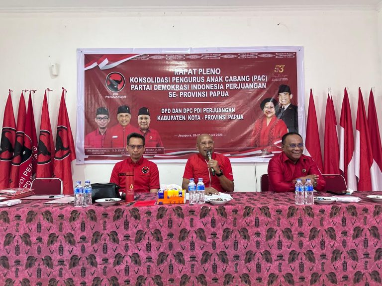 BTM Tegaskan Konsolidasi PAC PDI Perjuangan Papua untuk Perkuat Basis Rakyat dan Kemenangan Politik