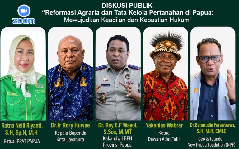 Hadirkan Narasumber berkompeten di bidang pertanahan,NPF akan Gelar Diskusi Publik