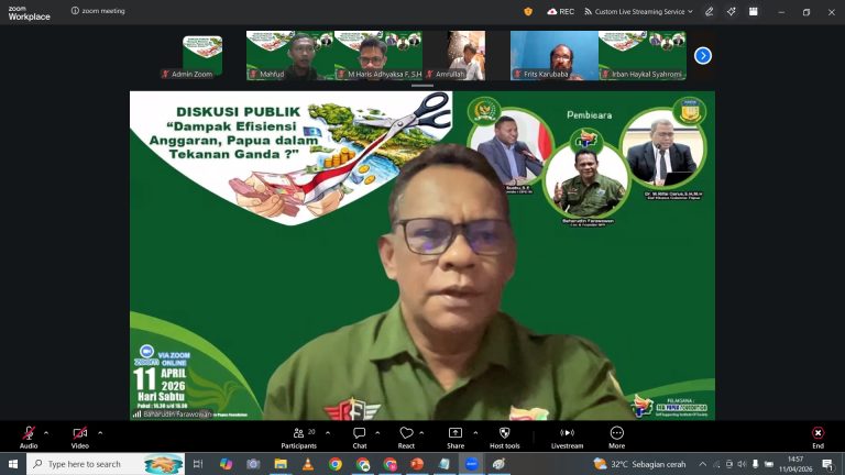 Gelar Diskusi Publik, CEO NPF Tegaskan Efisiensi Anggaran di Papua Harus Berlandaskan Konstitusi dan Keadilan Afirmatif