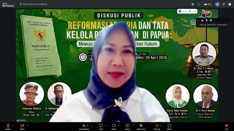 Di Forum NPF,Ketua IPPAT Ratna Nelli Bicara Peran PPAT Dalam Pertanahan di Papua
