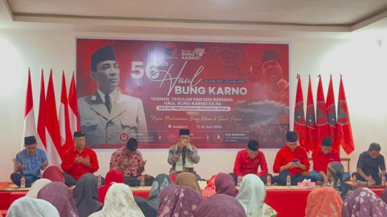 Ustazd Ahmad Kelian Bersama Ratusan Majelis Taklim Hadiri Haul Bung Karno PDIP Papua
