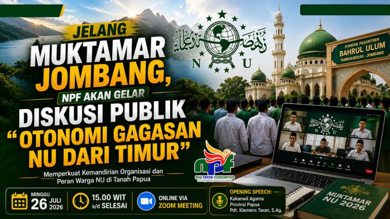 Jelang Muktamar Jombang, NPF Akan Gelar Diskusi Publik “Otonomi Gagasan NU dari Timur”