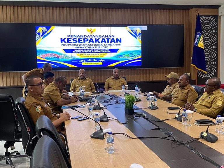 Tambah Rp65,5 Miliar, DTI Provinsi Papua TA 2027 Resmi Ditetapkan Rp596,1 M